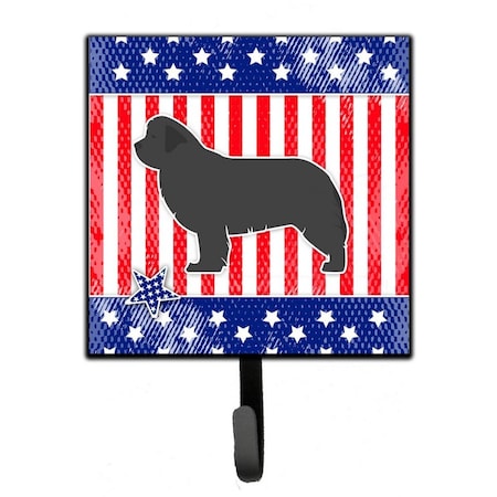 Carolines Treasures USA Patriotic Newfoundland Leash or Key Holder BB3364SH4